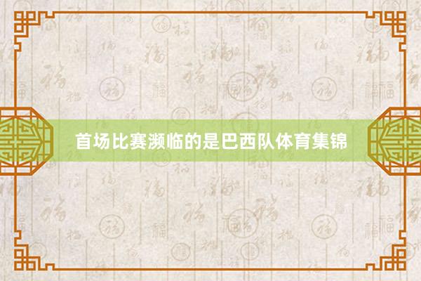 首场比赛濒临的是巴西队体育集锦