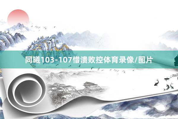 同曦103-107惜溃败控体育录像/图片