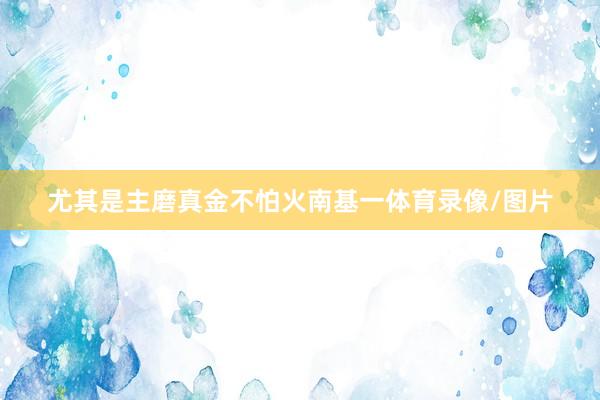 尤其是主磨真金不怕火南基一体育录像/图片