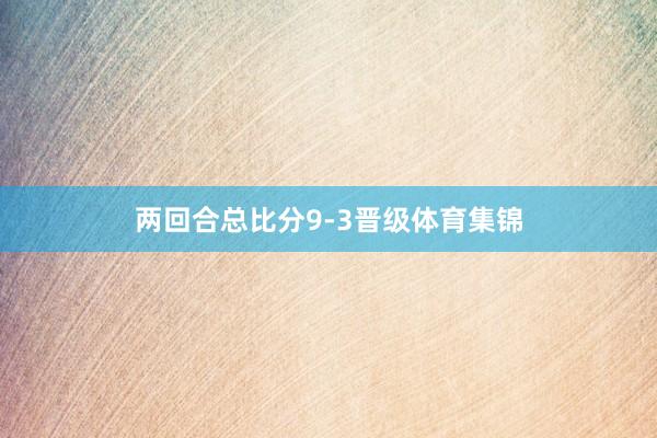 两回合总比分9-3晋级体育集锦