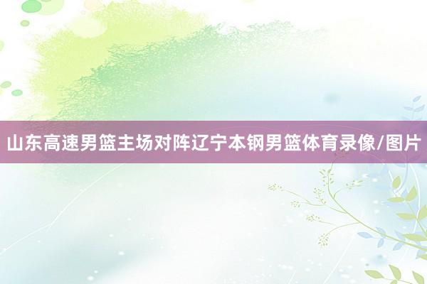 山东高速男篮主场对阵辽宁本钢男篮体育录像/图片