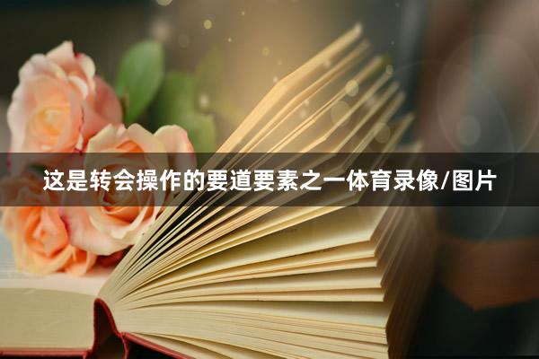 这是转会操作的要道要素之一体育录像/图片